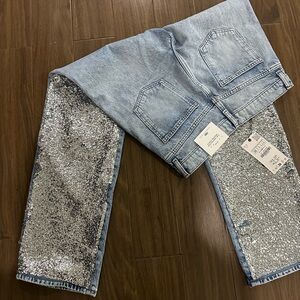 Zara THE UNEXPECTED SEQUINS PANTS